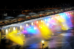 Moonlight Rainbow Fountain, Südkorea