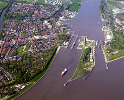 Кильский канал , Nord-Ostsee-Kanal, Германия