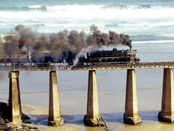 El Ferrocarril DeOuteniqua Choo a Tjoe Train, Sudáfrica