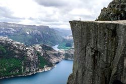La Roca Catedra del Predicador, Noruega