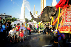 El Festival Songkran, Tailandia