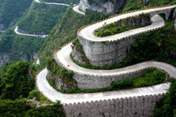 Most thrilling mountain roads