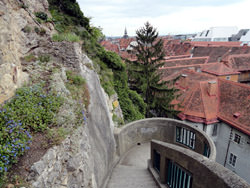 Treppe auf Schlossberg, Österreich
