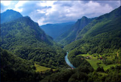 Tara River Schlucht, Montenegro