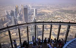 Parte Superior de Burj Khalifa, Emiratos Árabes Unidos