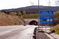 Guadarrama Tunnel, Spanien