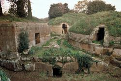 Underground pyramids of Etruscans, Italy