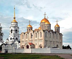 Die Weiße Monumente von Wladimir und Suzdal, Russland