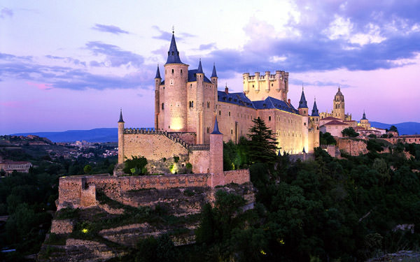 Alcazar Burg, Spanien