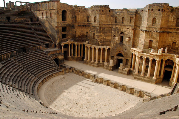 Amphitheater in Bosra, Syrien