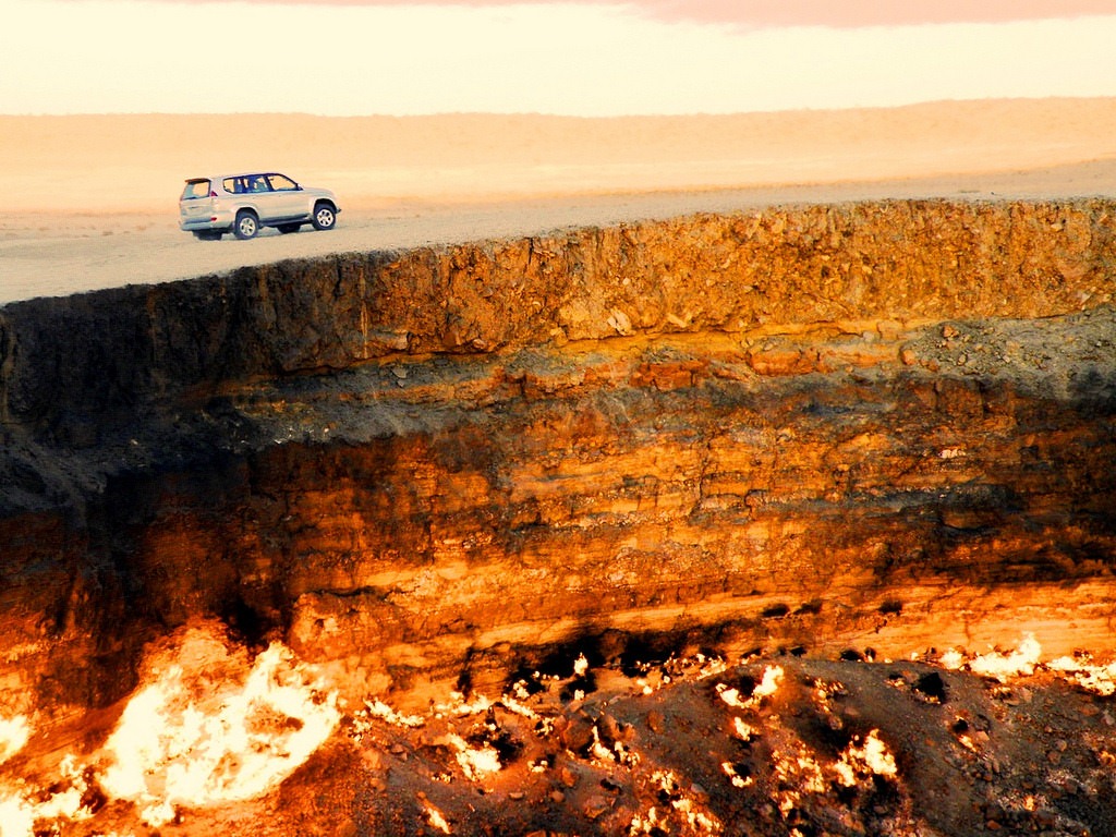 Puerta al Infierno Derweze, Turkmenistán