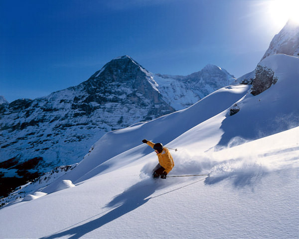 Eiger Run Ski Slope, Switzerland