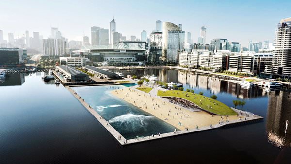 Floating Surfing Park, Australia