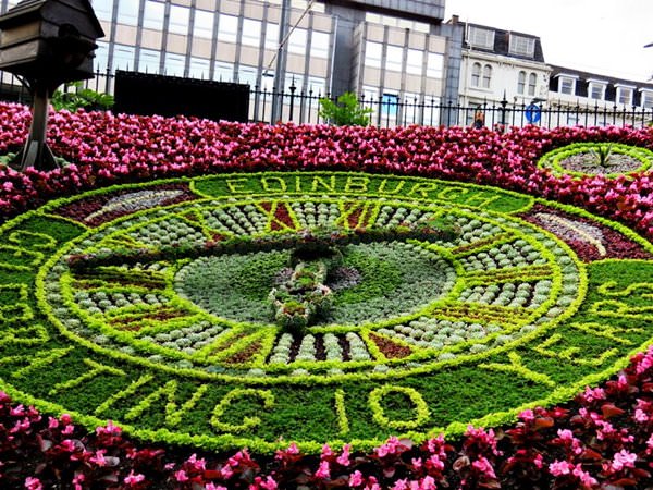 Reloj de Flores en Edimburgo, Escocia
