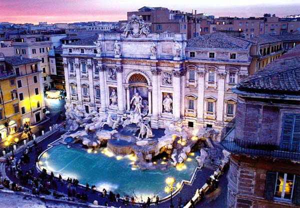 Trevi Springbrunnen, Italien