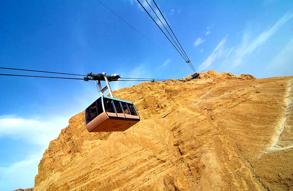 Masada Drahtseilbahn, Israel