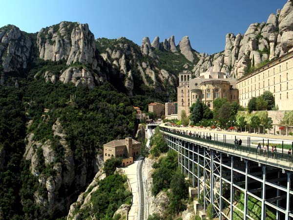 Montserrat Kloster, Spanien