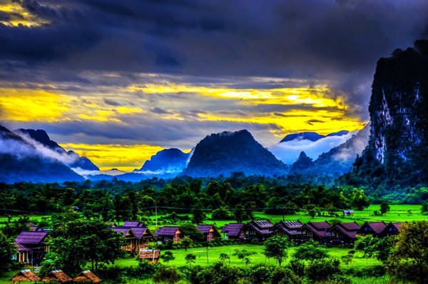 Vang Vieng Village, Laos