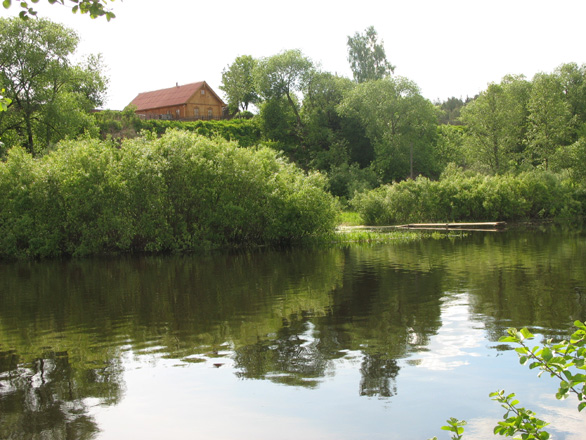 Among Friends cottage. View from the Berezina river