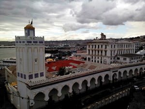 Alger, grande mosquée \/ Algiers, great mosque