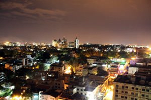 Night view of Bangalore