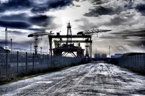 BELFAST HARBOUR  CRANES