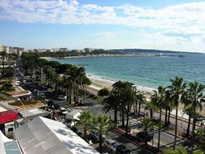 Cannes Beach Panorama
