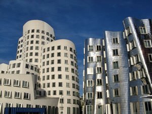 Dusseldorf, Medienhafen Dusseldorf, Medienhafen