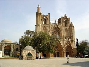 Famagusta Cathedral with minaret