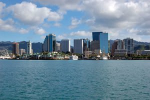 Honolulu from across the Bay