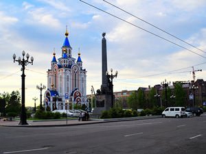 Хабаровск. Соборная площадь.