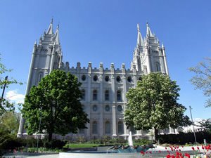 Temple Square, Salt Lake City: the Temple