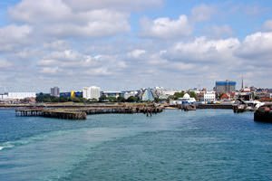 Remains of the Royal Pier in Southampton