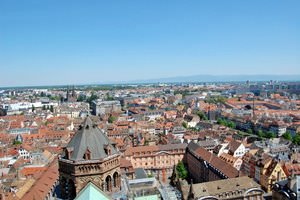 View From Cathedrale Notre Dame in Strasbourg