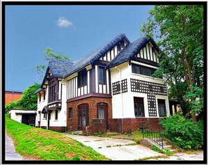 Historic ~ Syracuse NY ~ Garrett House ~ English Cottage thatched roof