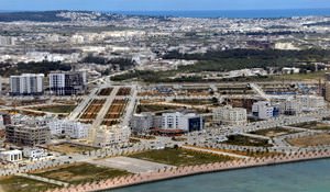 Vue aérienne du Lac 2 à Tunis