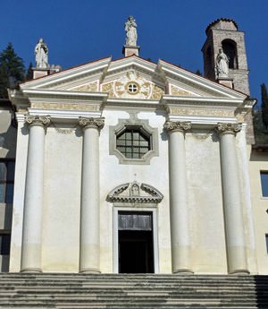 Church front in Marostica