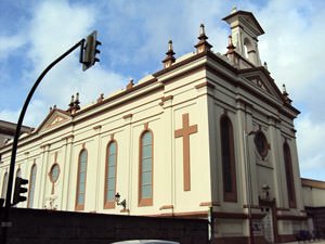 igrexa parroquial San Francisco Xabier no colexio xesuita Apostolo Santiago, Teis, Vigo