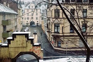 Wuppertal-Ostersbaum: Looking down from Hamburger Treppe Wuppertal-Ostersbaum: Looking down from Hamburger Treppe