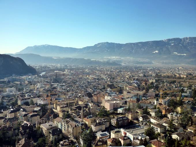 Towards Eppan, over Bolzano Towards Eppan, over Bolzano