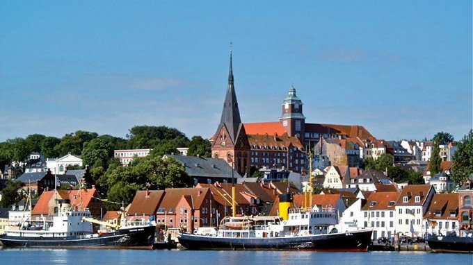 Der Hafen in Flensburg