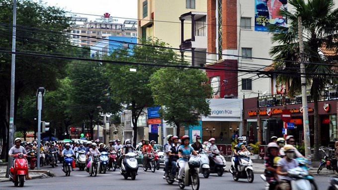 Traffic, Ho Chi Minh City, Vietnam