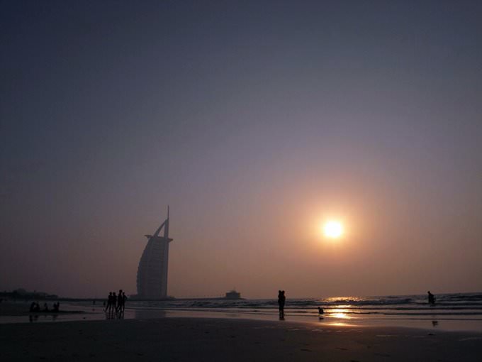 Sunset on Jumeirah Beach