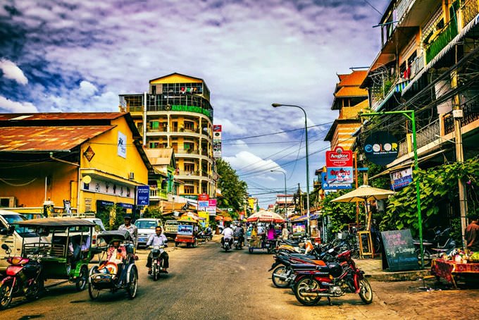 Bustling Phnom Penh