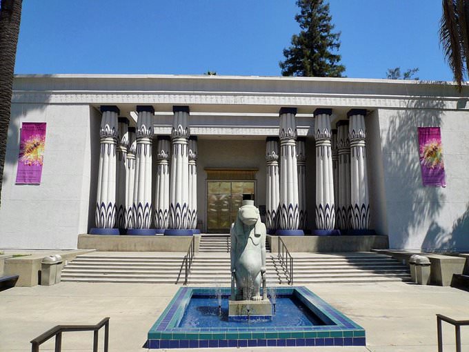Main Entrance Rosicrucian Egyptian Museum and Planetarium San Jose