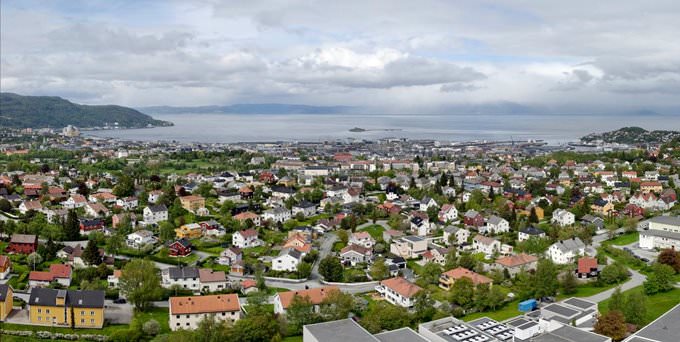Trondheim desde la torre