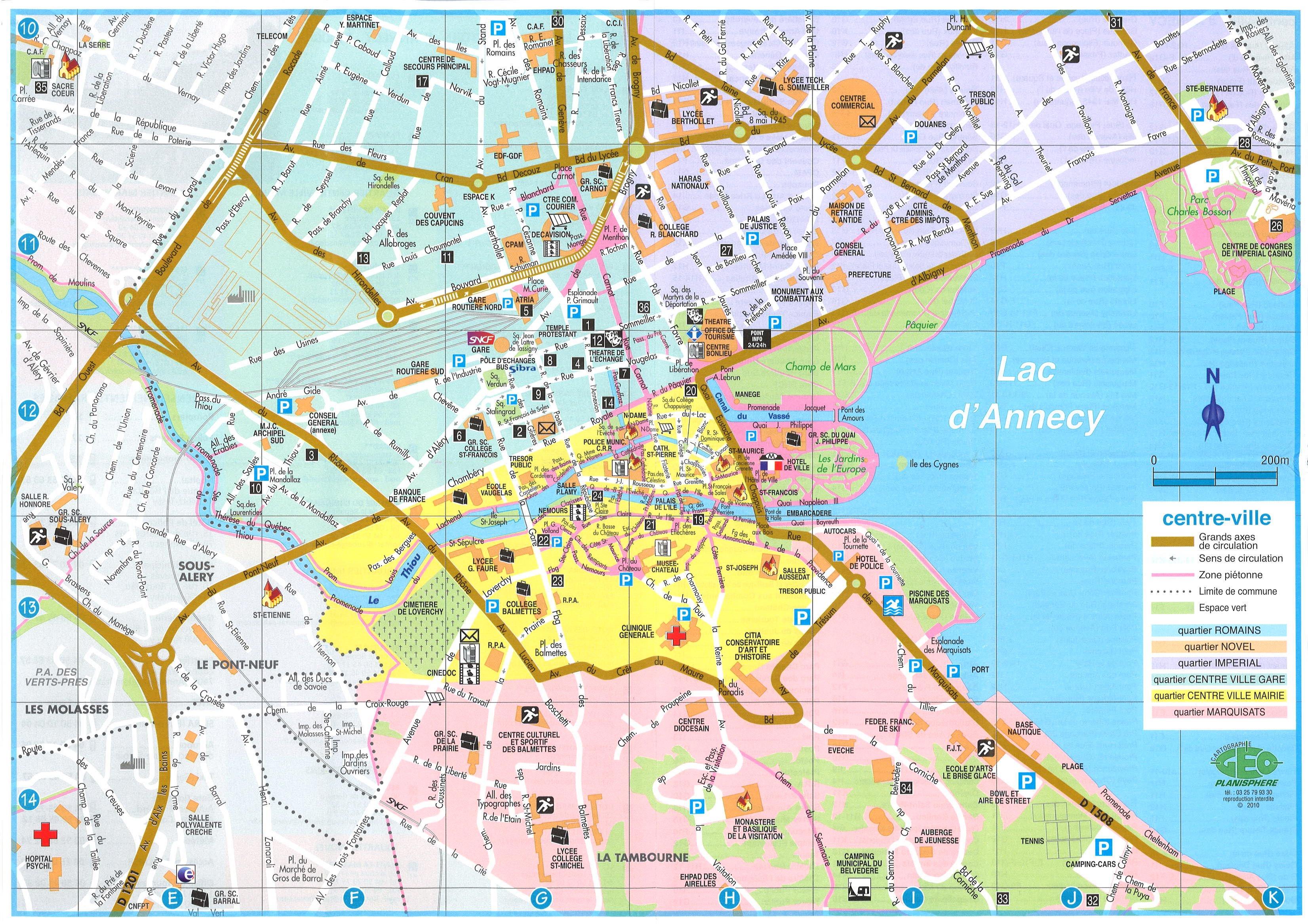 Annecy Map 1 