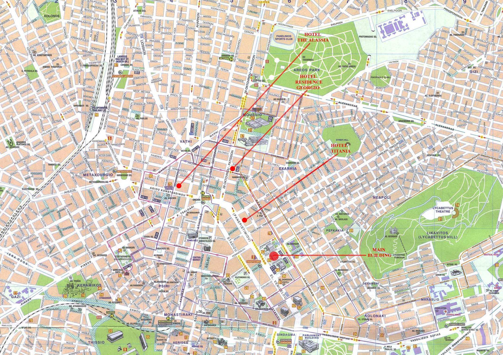 Athens Map 6 