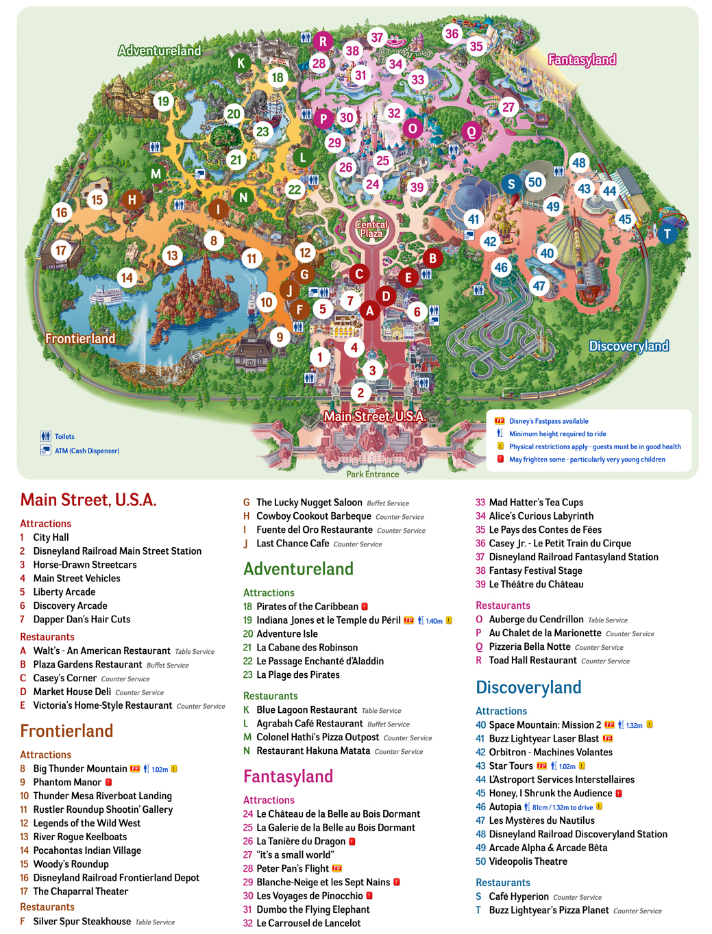 Disneyland Map 0 