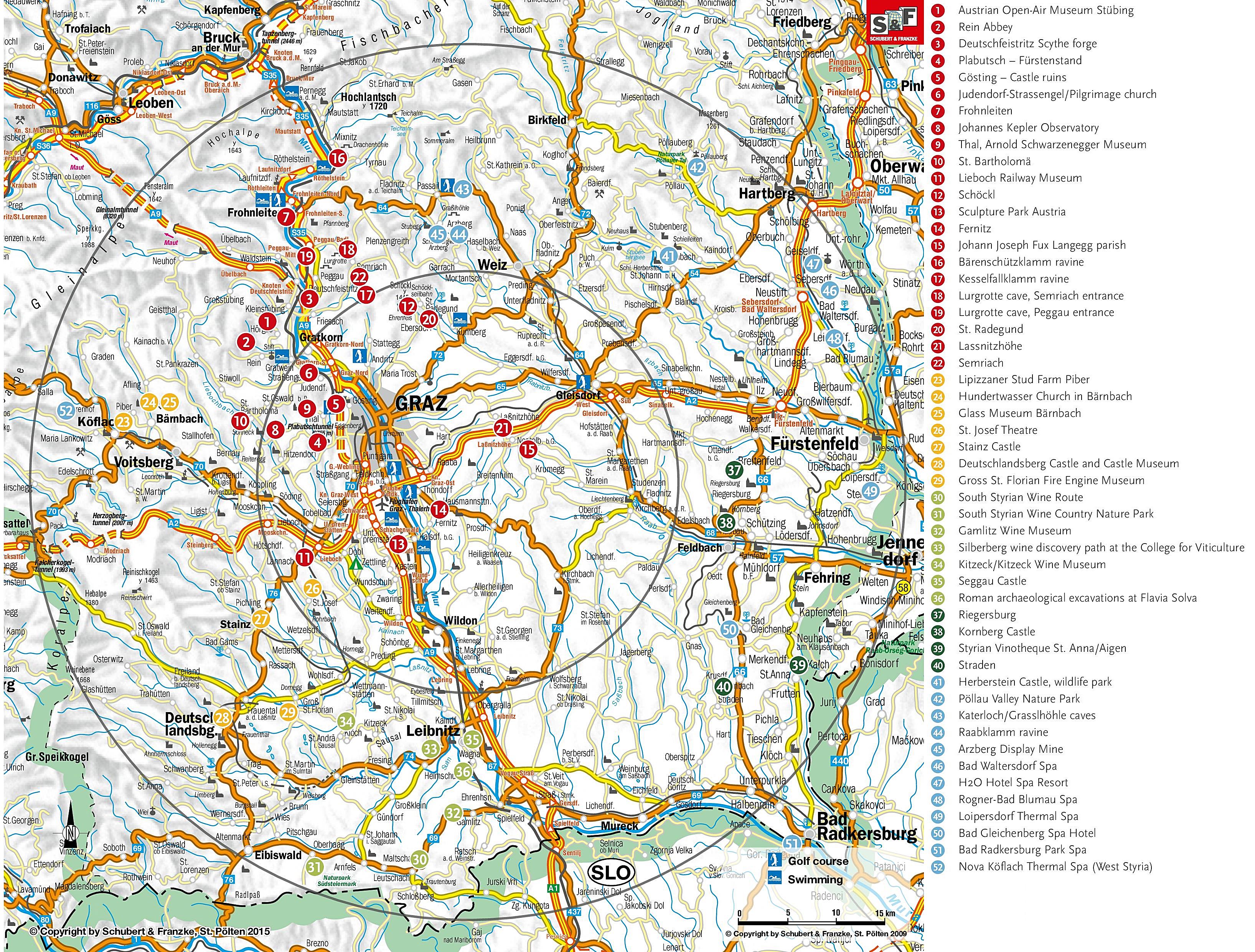 Stadtplan Von Graz Detaillierte Gedruckte Karten Von Graz Osterreich Der Herunterladenmoglichkeit